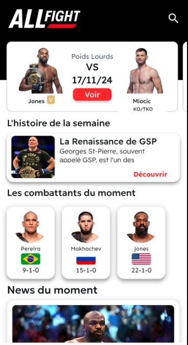 AllFight app