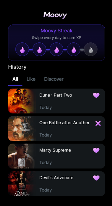 Moovy app